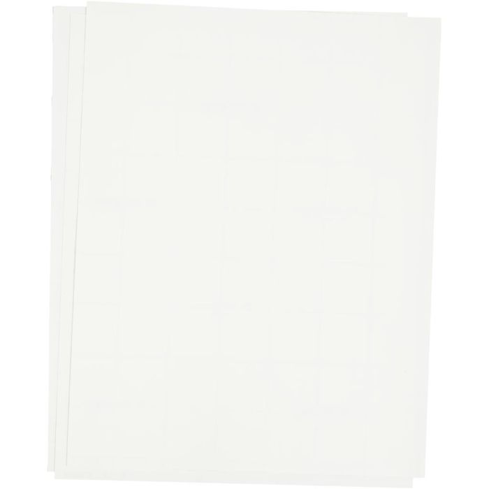 Feuille de papier transfert, feuille 21,5x28 cm, pour textiles clairs et foncés, blanc, 3 flles/ 1 Pq.