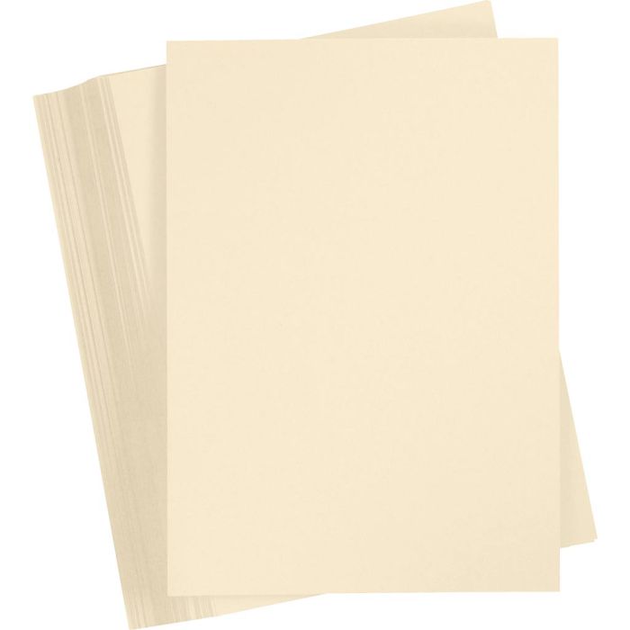 Papier cartonné, A4, 180 gr, beige clair, 25 flles/ 1 Pq.