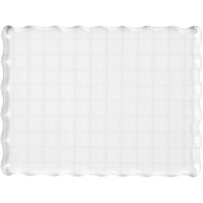 Bloc acrylique, dim. 16x12 cm, ép. 1 cm, 1 pièce