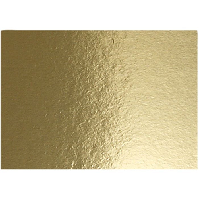 Papier métallisé, A4, feuille 210x297 mm, 280 gr, or, 10 flles/ 1 Pq.