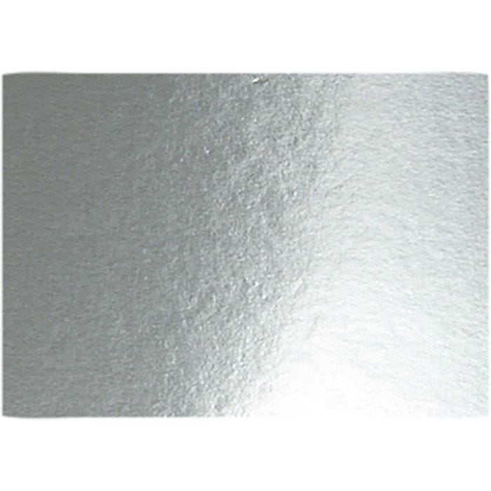 Papier métallisé, A4, feuille 210x297 mm, 280 gr, argent, 10flles/ 1 Pq.