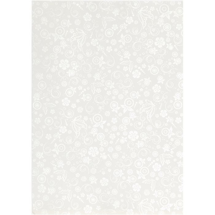 Papier, A4, feuille 210x297 mm, 80 gr, blanc cassé, 20 flles/ 1 Pq.