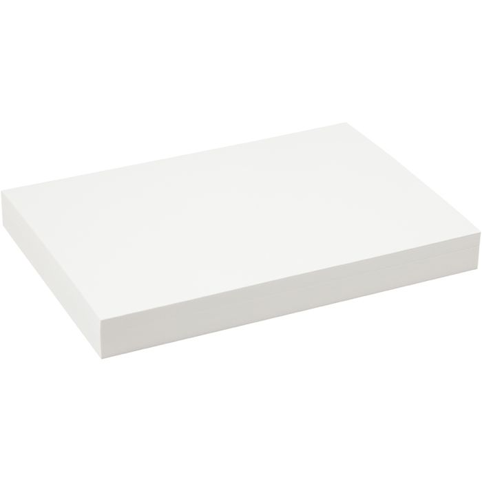 Papier aquarelle, A4, feuille 210x297 mm, 200 gr, blanc, 100flles/ 1 Pq.
