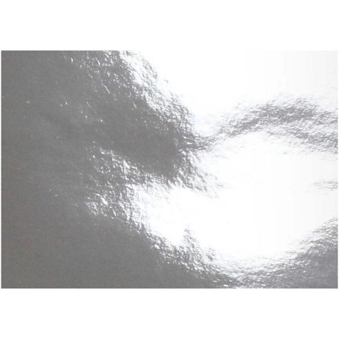 Papier métallisé, A4, feuille 210x297 mm, 120 gr, argent, 10flles/ 1 Pq.