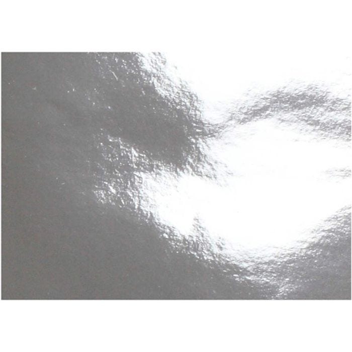 Papier métallisé, A4, feuille 210x297 mm, 120 gr, argent, 100flles/ 1 Pq.