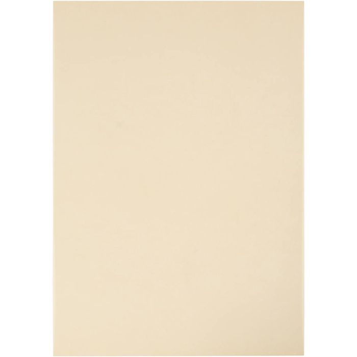 Papier vélin, A4, feuille 210x297 mm, 100 gr, naturel, 10 flles/ 1 Pq.