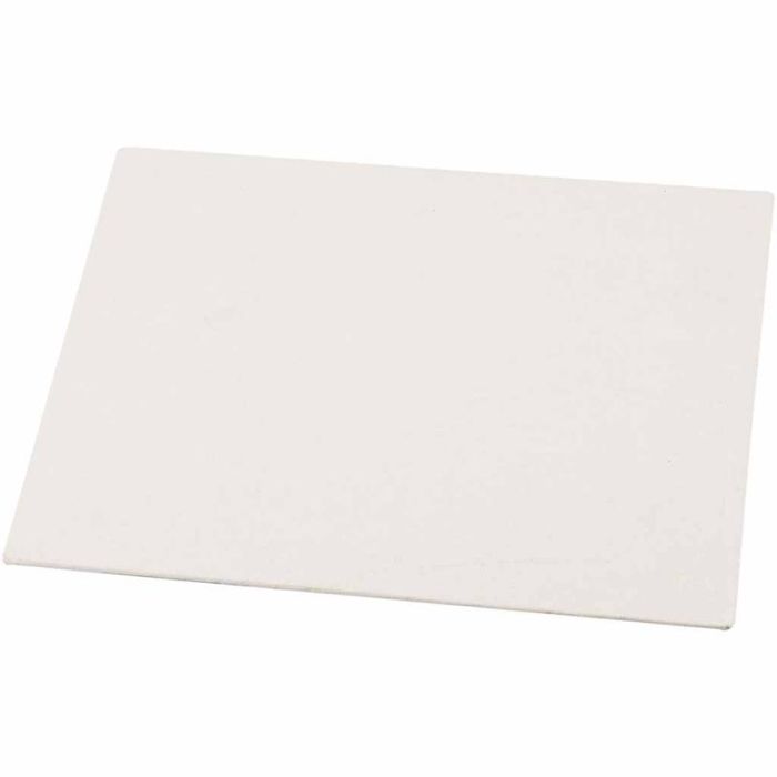 Panneau en toile, A4, dim. 21x29,7 cm, ép. 3 mm, 280 gr, blanc, 10pièces/ 1 Pq.