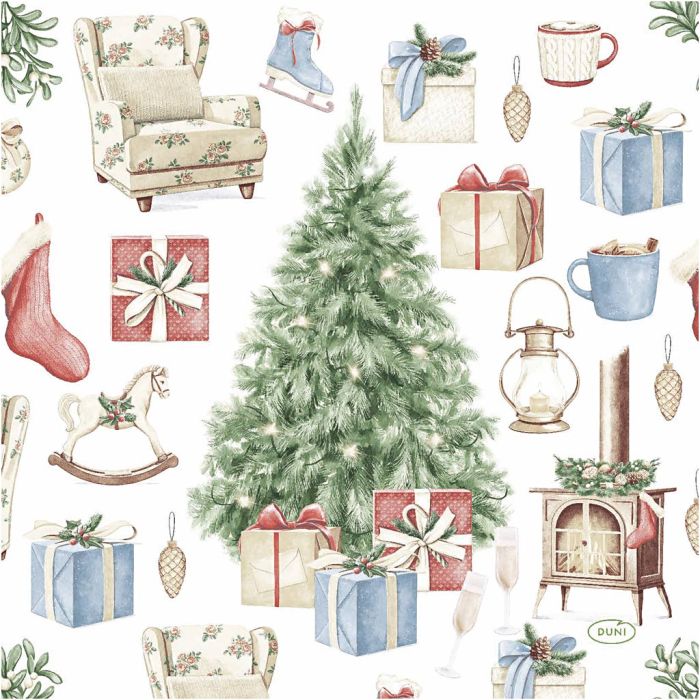 Serviettes de table, dim. 33x33 cm, 20 pièces/ 1 Pq.