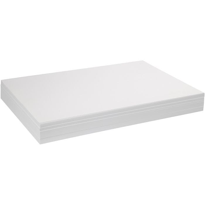 Papier à dessin, A2, feuille 420x594 mm, 190 gr, blanc, 250flles/ 1 Pq.