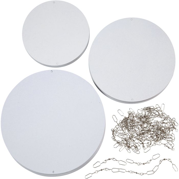 Ornements pour mobile, d 12+15+18 cm, 300 gr, 20 set/ 1 Pq.