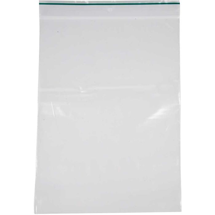 Sachet zip, dim. 17x23 cm, ép. 0,05 mm, 100 pièces/ 1 Pq.
