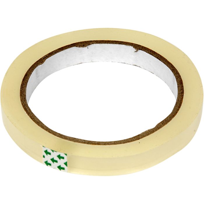 Bande adhésive transparente, L : 12 mm, 6x68 m/ 1 Pq.