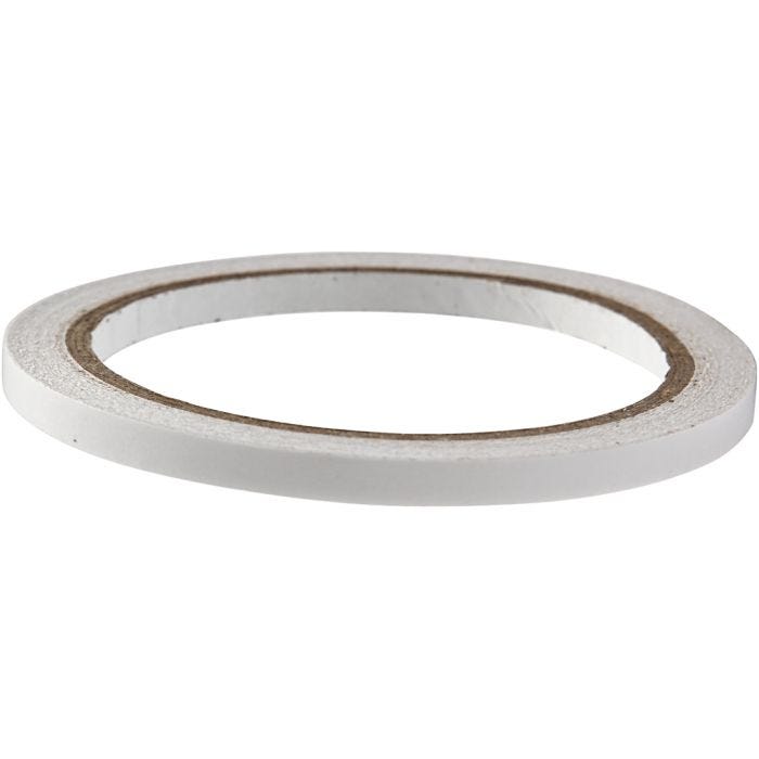 Ruban Adhésif Double Face, L : 6 mm, 10m/ 1 rouleau