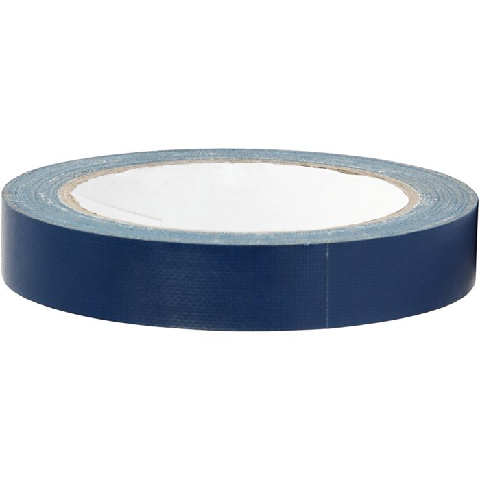 Duct tape, L : 19 mm, bleu, 25 m/ 1 rouleau