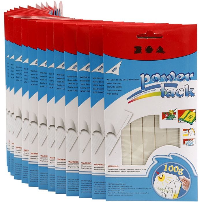 Pâte adhésive, 24x100gr/ 1 Pq.