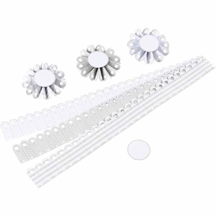 Rosettes, d 8 cm, 160 gr, 6pièces/ 1 Pq.