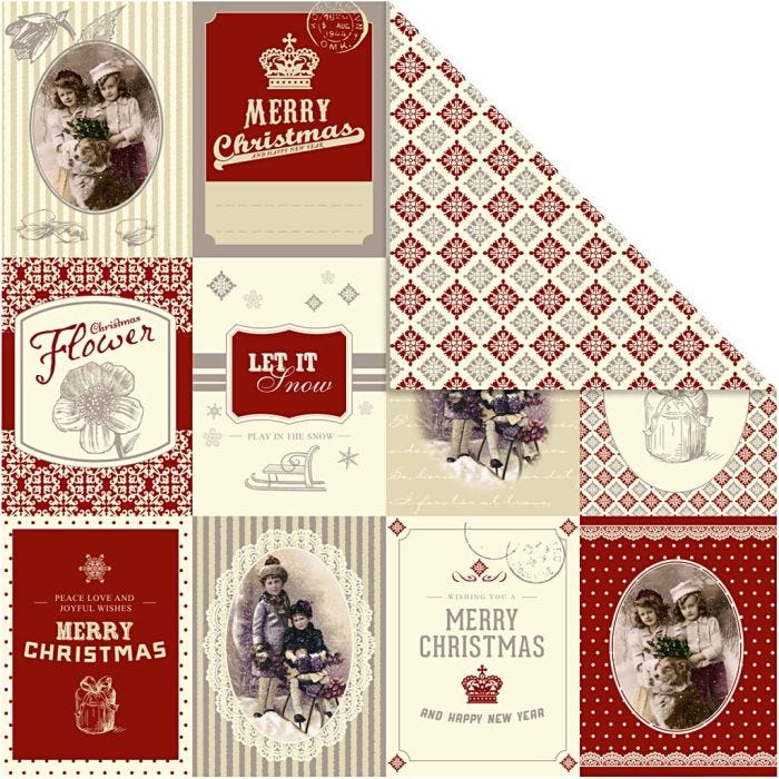 Papier design , feuille 30,5x30,5 cm, 120 gr, 5flles/ 1 Pq.
