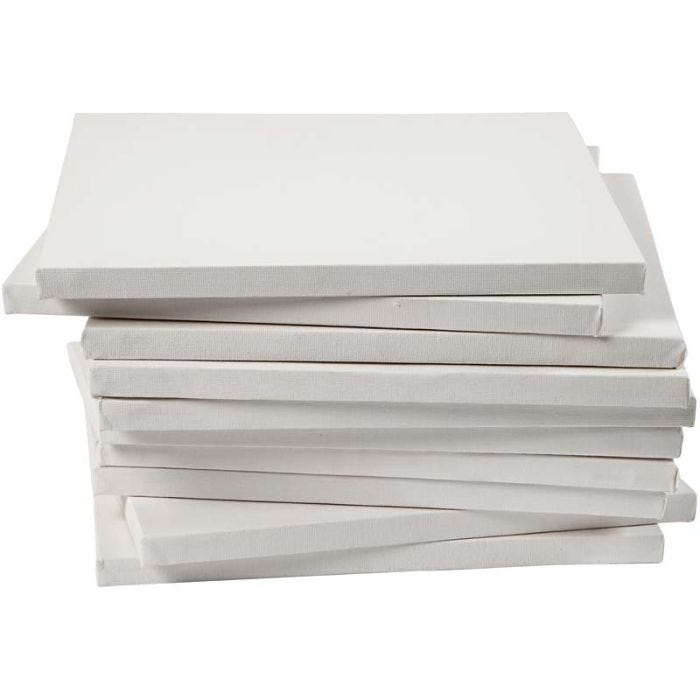 Entoilé, P: 1,6 cm, dim. 30x30 cm, 280 gr, blanc, 40pièces/ 1 Pq.