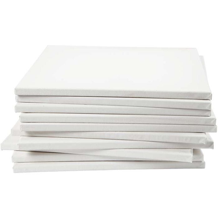 Entoilé, P: 1,6 cm, dim. 40x40 cm, 280 gr, blanc, 40pièces/ 1 Pq.