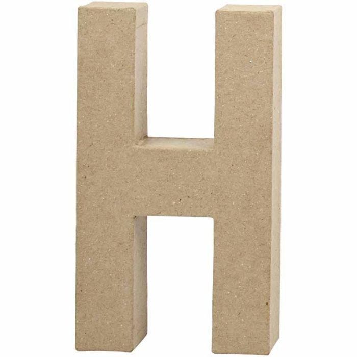 Lettre, H, H : 20,2 cm, L : 11,2 cm, ép. 2,5 cm, 1 pièce