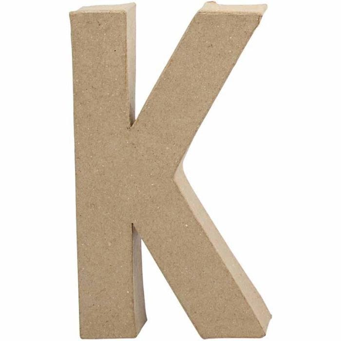 Lettre, K, H : 20,3 cm, L : 11,5 cm, ép. 2,5 cm, 1 pièce
