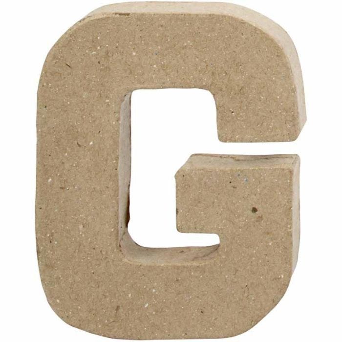 Lettre, G, H : 10 cm, L : 7,7 cm, ép. 1,7 cm, 1 pièce
