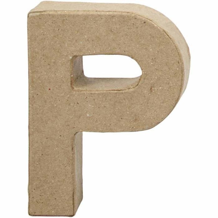 Lettre, P, H : 10 cm, L : 7,7 cm, ép. 1,7 cm, 1 pièce
