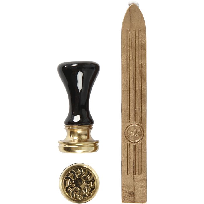 Kit à cacheter, d 17 mm, or, 1 set