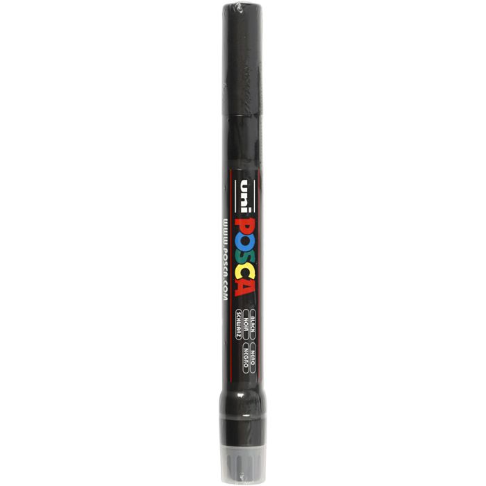 Marqueur Posca, PCF350, trait 1-10 mm, pinceau, noir, 1 pièce
