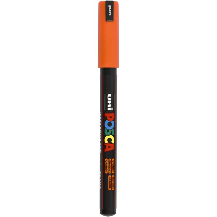 Feutre Posca, PC-1MR, trait 0,7 mm, extra fin, orange, 1 pièce