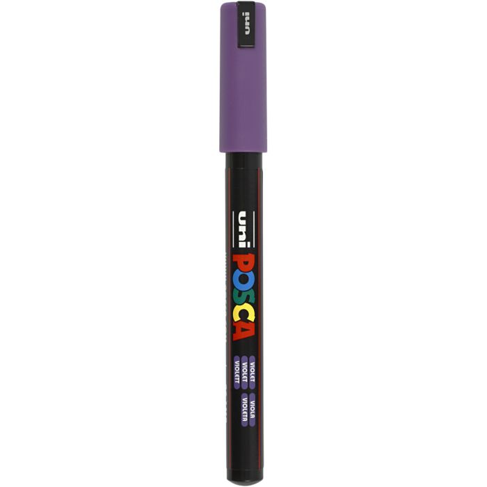Feutre Posca, PC-1MR, trait 0,7 mm, extra fin, violet, 1 pièce
