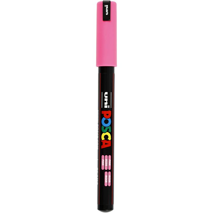 Feutre Posca, PC-1MR, trait 0,7 mm, extra fin, rose, 1 pièce