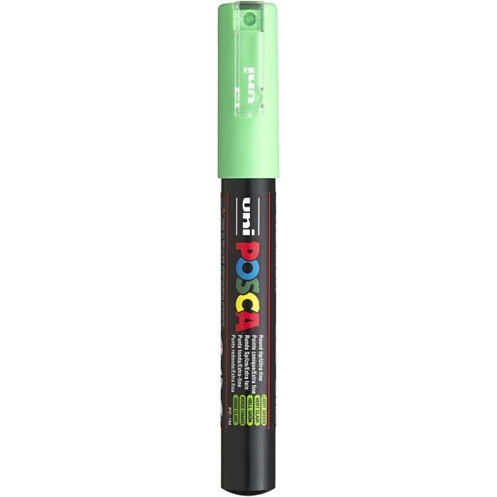 Feutre Posca, PC-1M, trait 0,7 mm, vert clair, 1 pièce