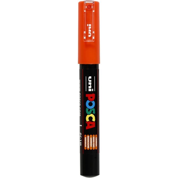 Feutre Posca, PC-1M, trait 0,7 mm, extra fin, orange, 1 pièce