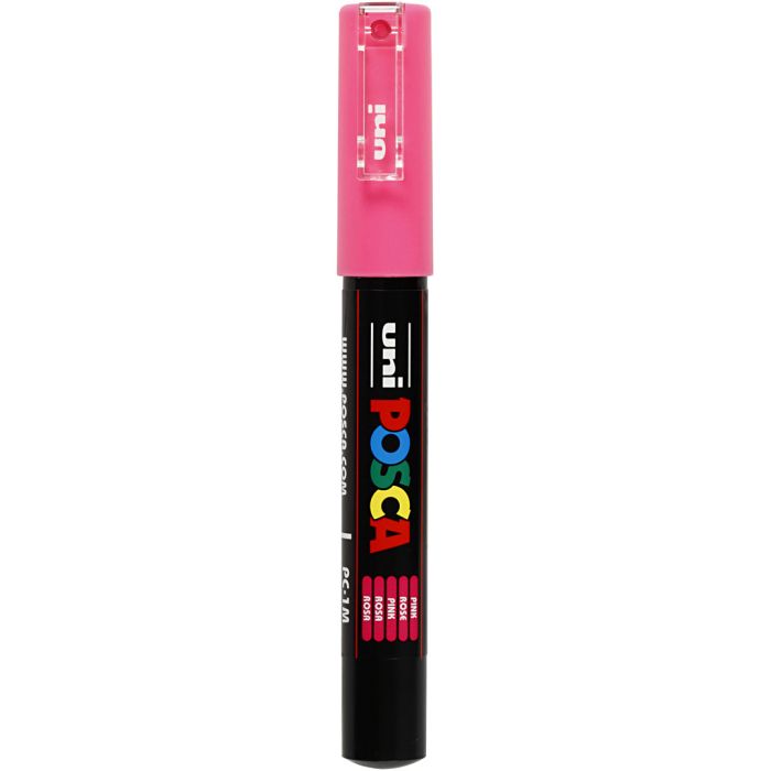Feutre Posca, PC-1M, trait 0,7 mm, extra fin, rose, 1 pièce