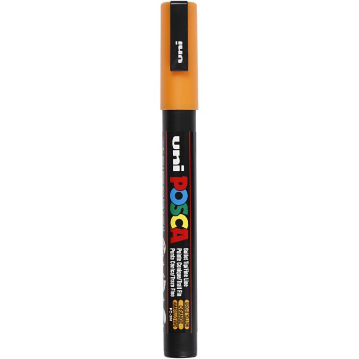 Feutre Posca, PC-3M, trait 0,9-1,3 mm, fin, jaune clair, 1 pièce