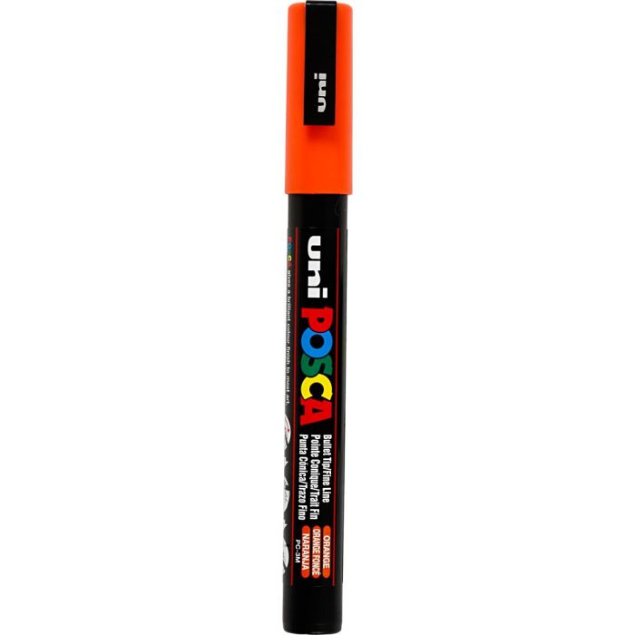 Feutre Posca, PC-3M, trait 0,9-1,3 mm, fin, orange, 1 pièce