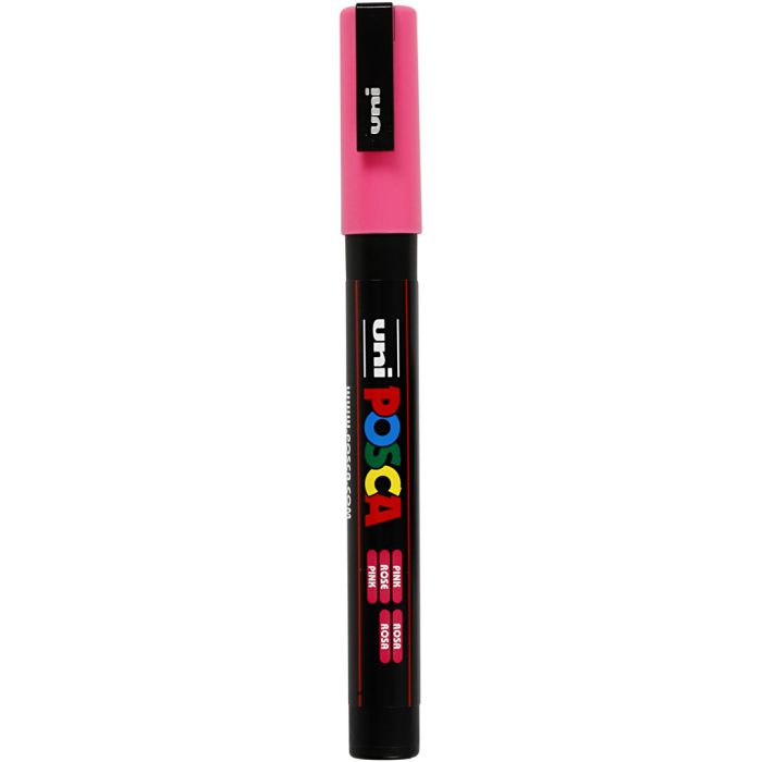 Feutre Posca, PC-3M, trait 0,9-1,3 mm, fin, rose, 1 pièce