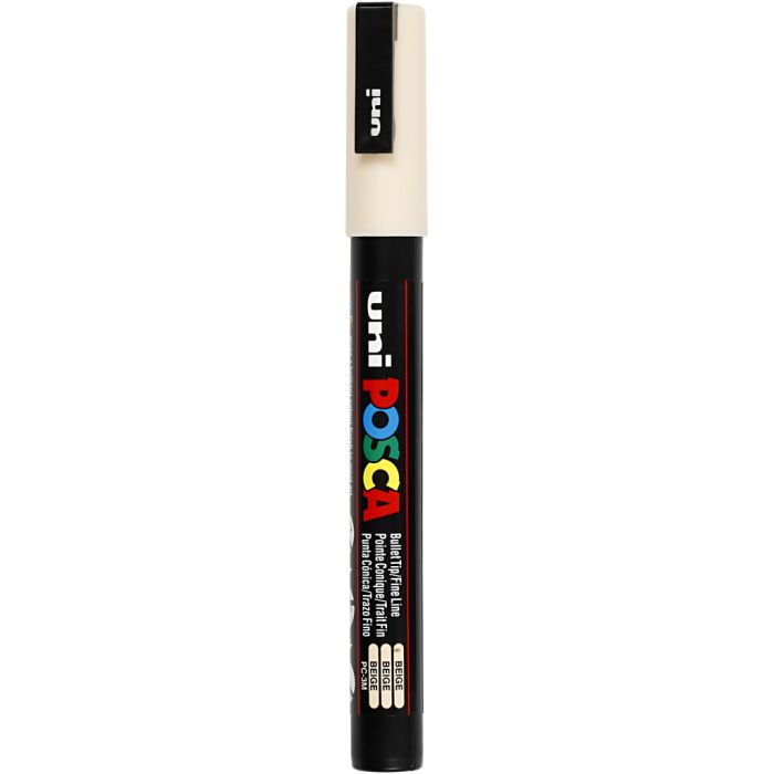 Feutre Posca, PC-3M, trait 0,9-1,3 mm, beige, 1 pièce