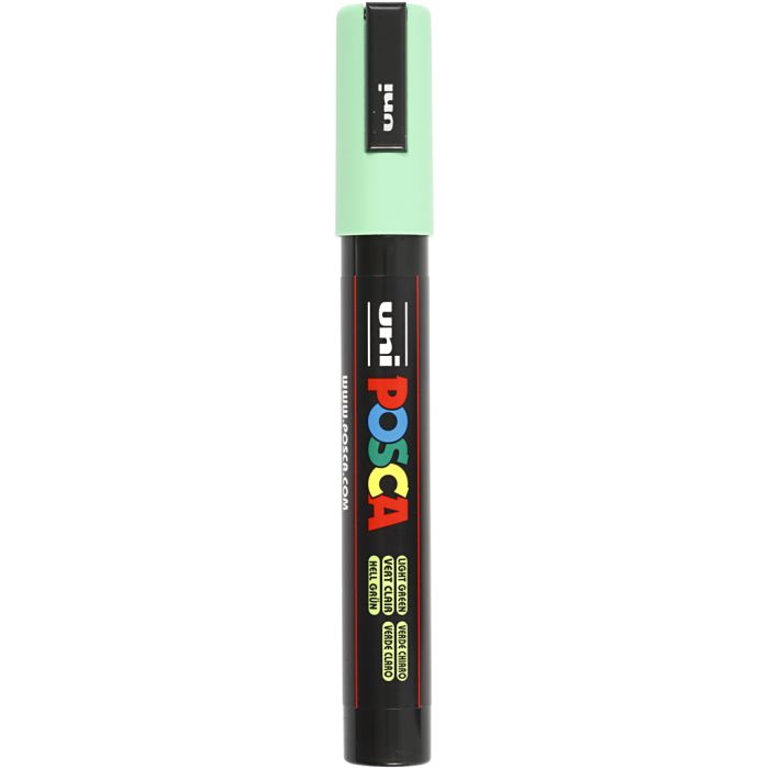 Feutre Posca, PC-5M, trait 2,5 mm, moyen, vert clair, 1 pièce