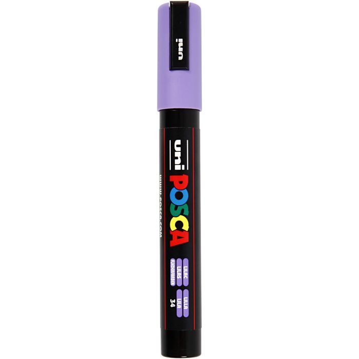 Feutre Posca, PC-5M, trait 2,5 mm, moyen, lilas, 1 pièce