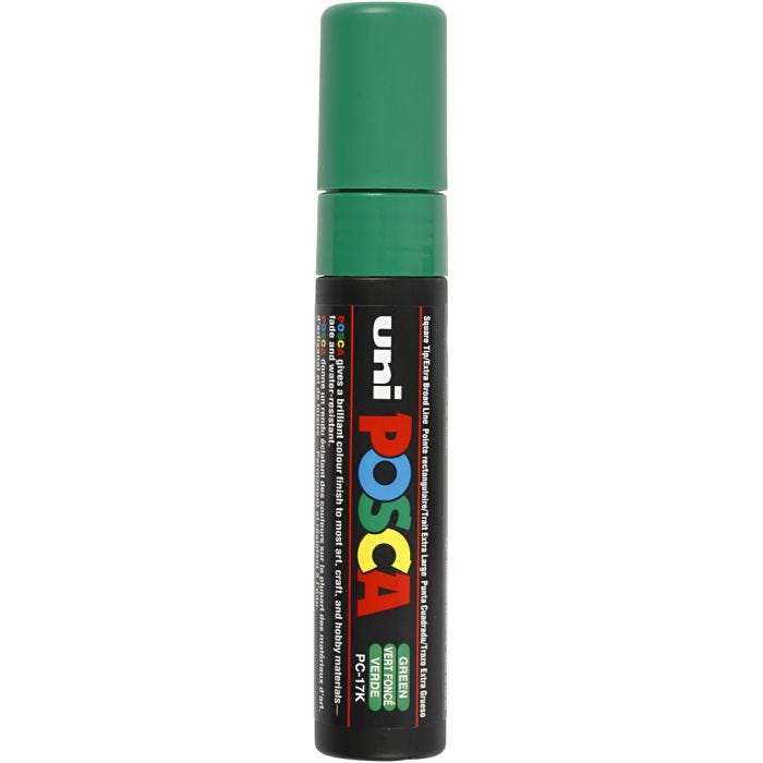 Feutre Posca, PC-17K, trait 15 mm, extra large, vert, 1 pièce