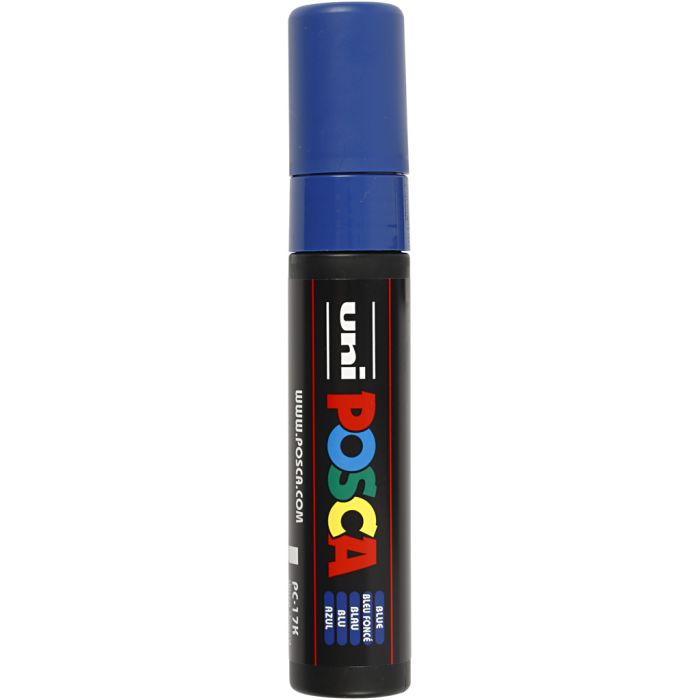 Feutre Posca, PC-17K, trait 15 mm, extra large, bleu, 1 pièce