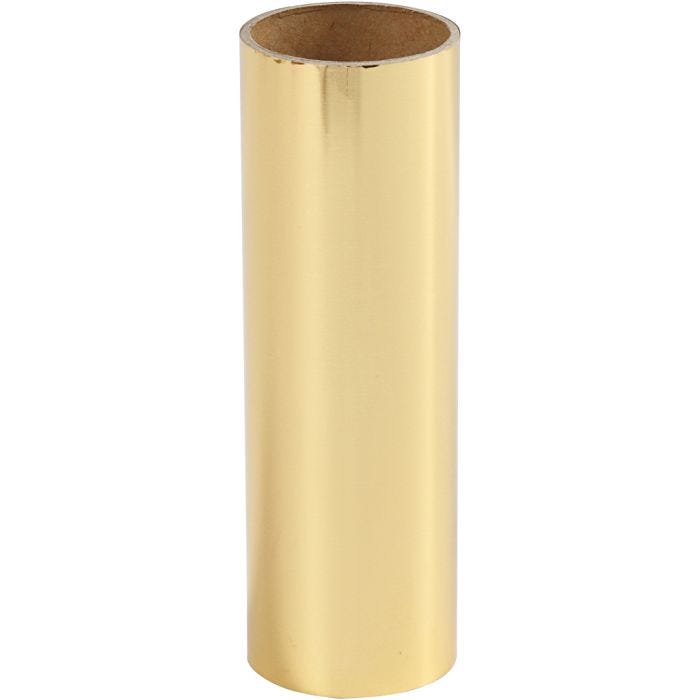 Film décoratif, L : 15,5 cm, ép. 0,02 mm, or, 50 cm/ 1 rouleau