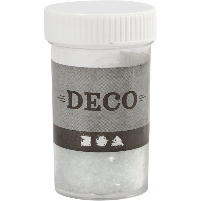 Paillettes, dim. 1-3 mm, transparent, 30 gr/ 1 boîte