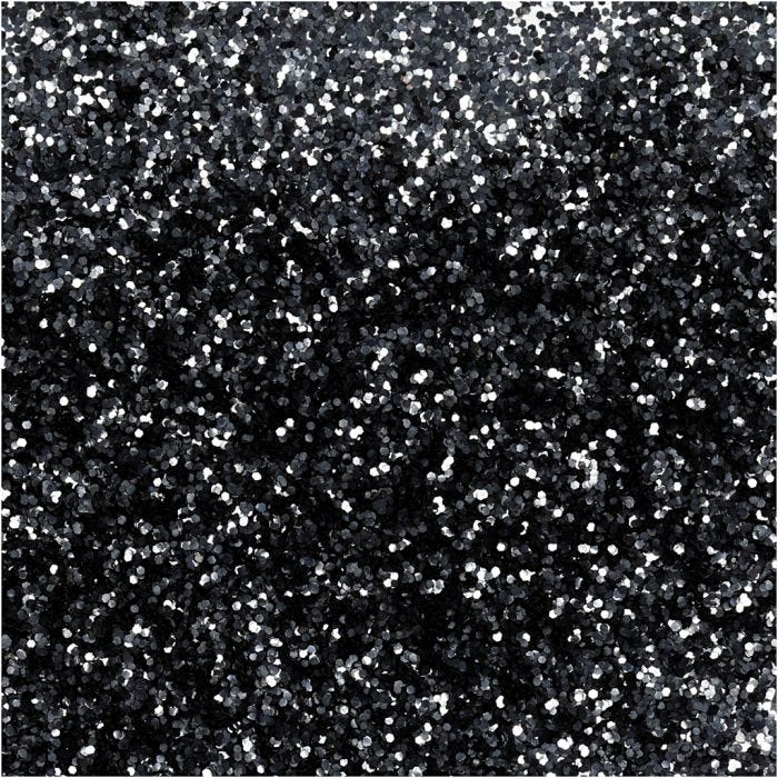 Biopaillettes, d 0,4 mm, noir, 10 gr/ 1 boîte
