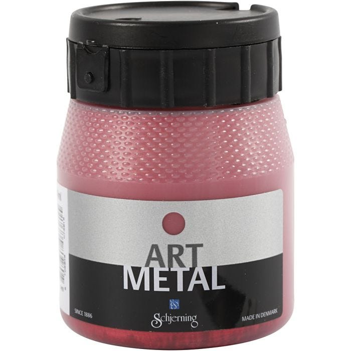 Peinture Acrylique Métallisée, rouge lave(5112), 250 ml/ 1 flacon