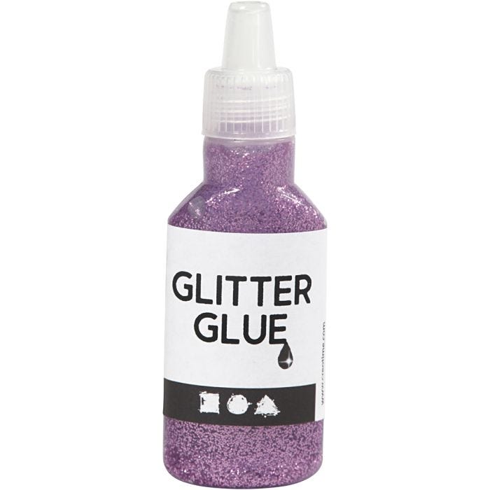 Colle à paillettes, violet, 25ml/ 1 flacon