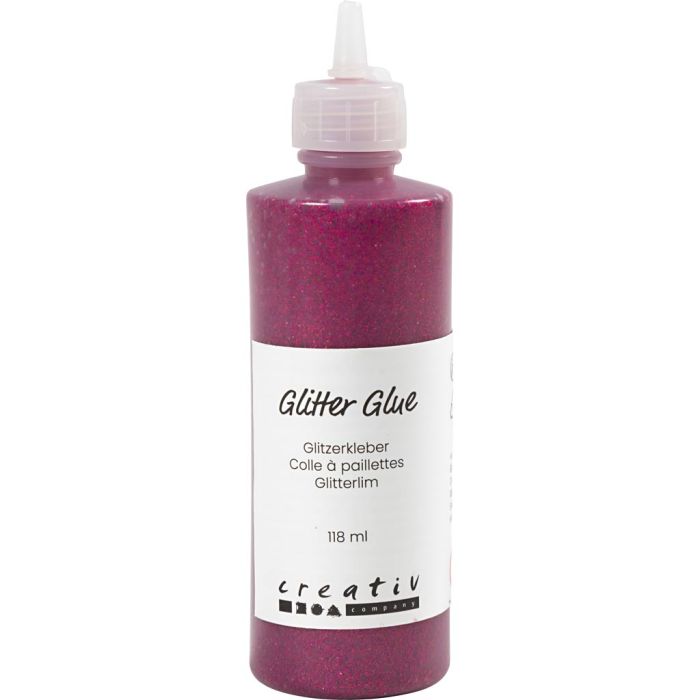 Colle à paillettes, rose, 118 ml/ 1 flacon