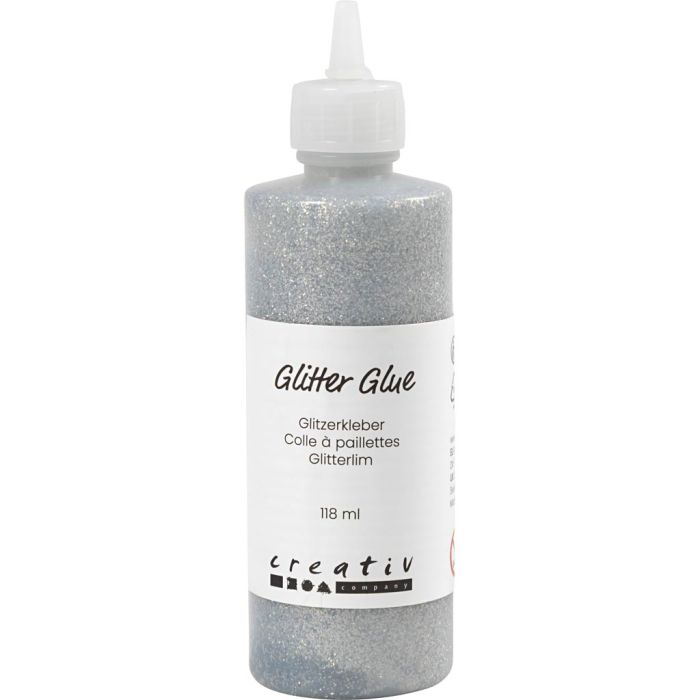 Colle à paillettes, argent, 118 ml/ 1 flacon